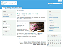 Tablet Screenshot of adelow.com